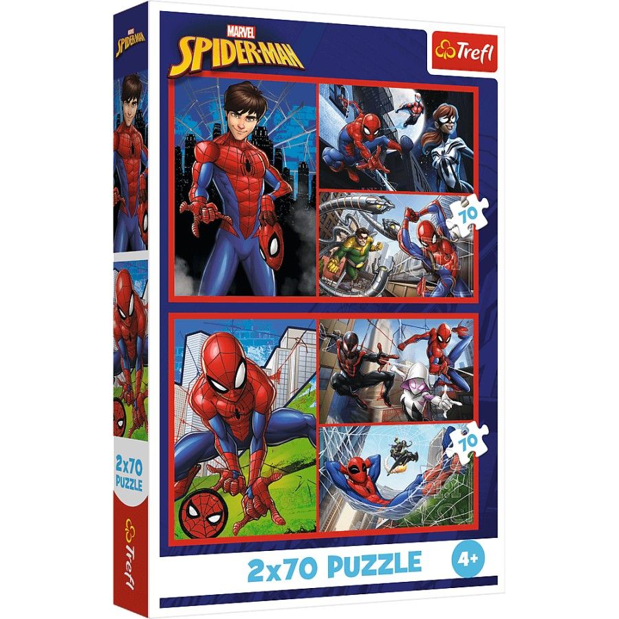 Trefl 2x70el puzzle. - Spider stories - 5900511344431