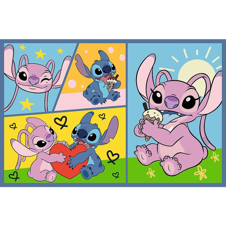 Trefl Puzzle 2x70el. - Ze Stitchem nie ma nudy - 5900511344448