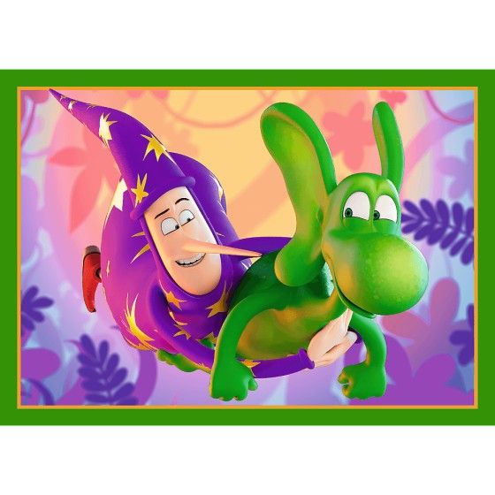 Trefl 4in1 puzzle - Diplodoka Sprodok's world - 5900511346633