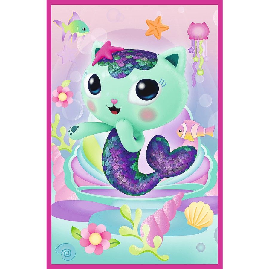 Trefl 3x50l puzzle. - Seznamte se s Gabi a Kotki - 5900511348767