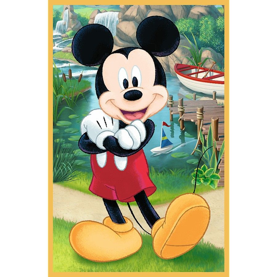 Trefl 3x50el puzzle. - Myš na dovolenku - 5900511348811