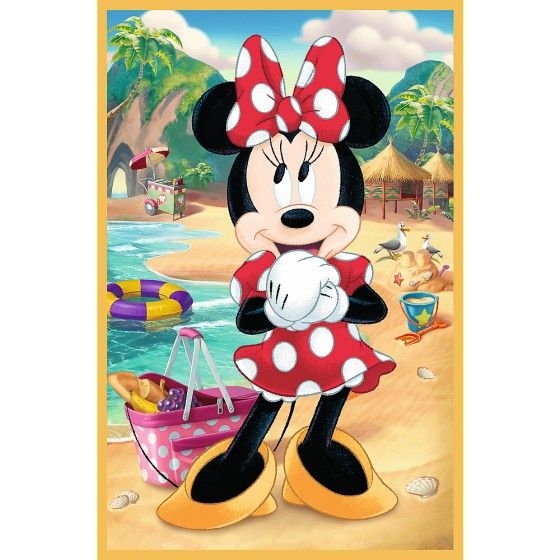 Trefl 3x50l puzzle. - Myš na dovolenou - 5900511348811