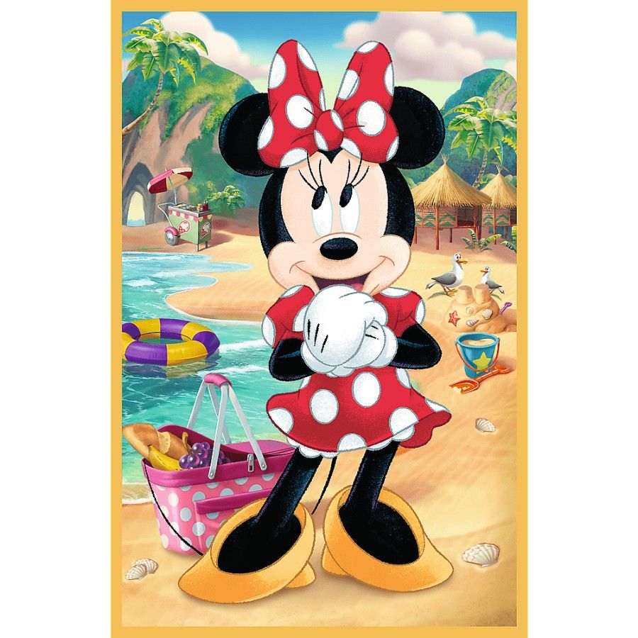Trefl 3x50el puzzle. - Mouse on vacation - 5900511348811