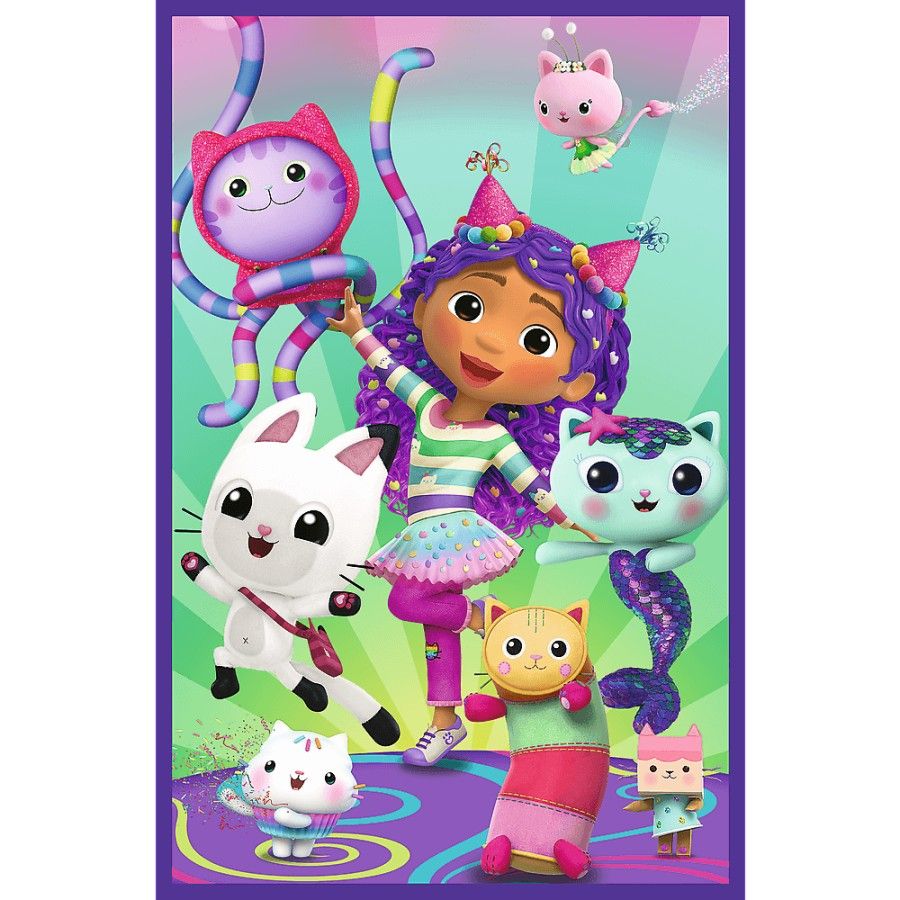 Trefl 3x80l puzzle. - Barevné dny GABI - 5900511388828
