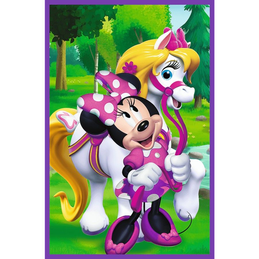 Trefl 3x80el puzzle. - Minnie a priatelia - 5900511348897