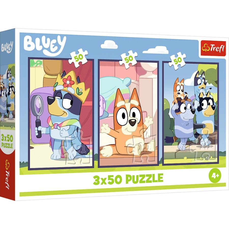Trefl 3x50EL головоломка. - Сім'я Bluey - 5900511348903