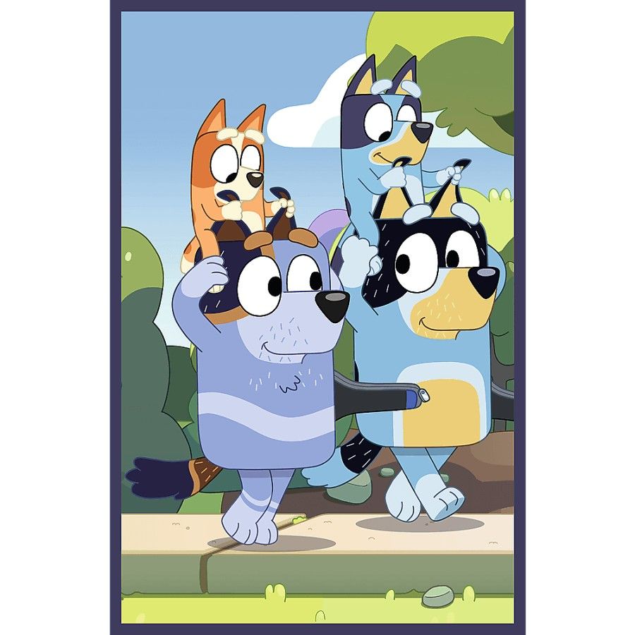 Trefl 3x50el Puzzle. - Bluey сям'і - 5900511348903