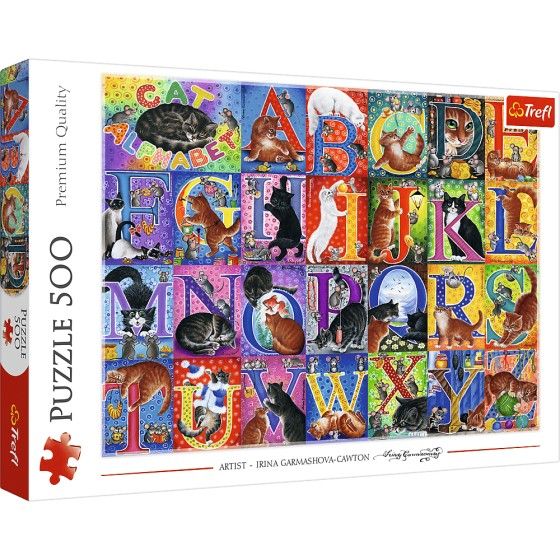 Trefl 500el puzzle. - Cat alfabeto - 5900511375275
