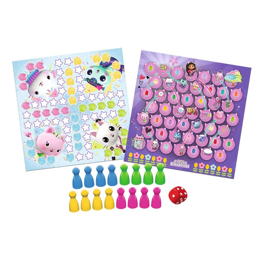 Trefl Jeu 2in1 - Chinois: Snakes et échelles - Koci Cottage Gabi -