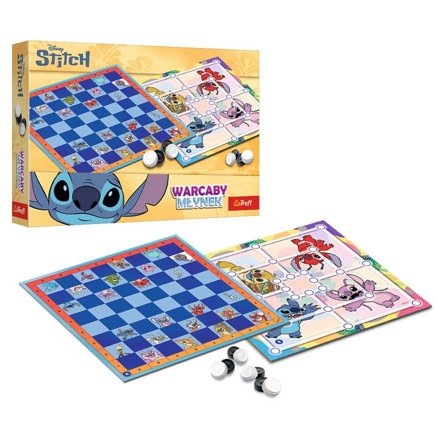 Trefl Гульня - Шашкі і мясасечкі LILO & Stitch - 5900511027990