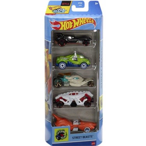 Hot Wheels pięciopak 18060 HTV55 - STREET BEASTS - 074299018060