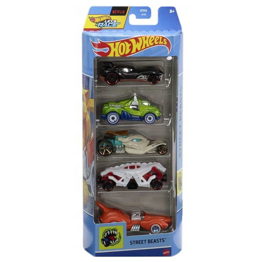 Hot Wheels pięciopak 18060 HTV55 - STREET BEASTS - 074299018060