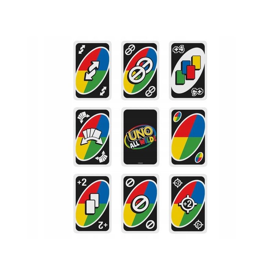 Uno All Wild Game! Wild Cards HHL33 - 0194735070633
