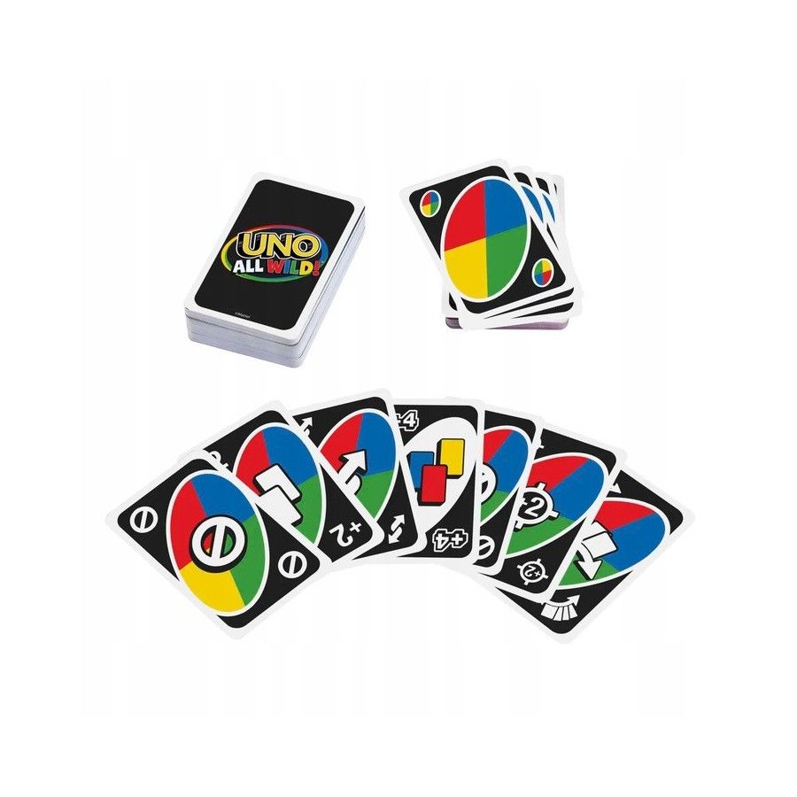 Uno All Wild Game! Wild Cards HHL33 - 0194735070633