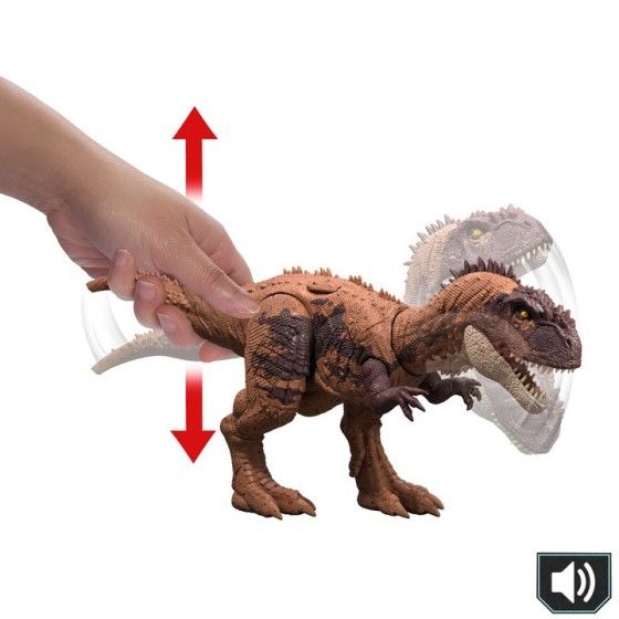 Jurassic World Ryk Dinok Dino Kryppops figurilla con sonido