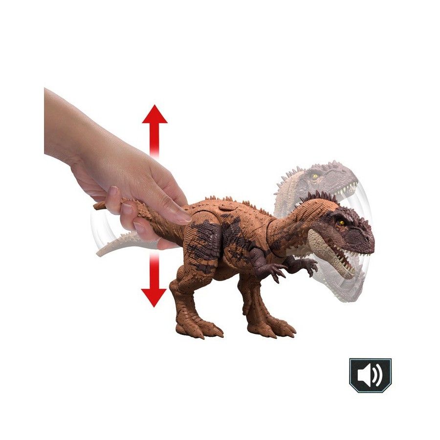 Jurassic World Dangerous Ryk Dino Kryppops Figurine avec son