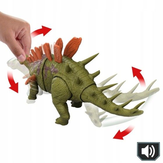 Jurský World Nebezpečný RYK Dino Kentrosaurus HLP14 JCL65 -
