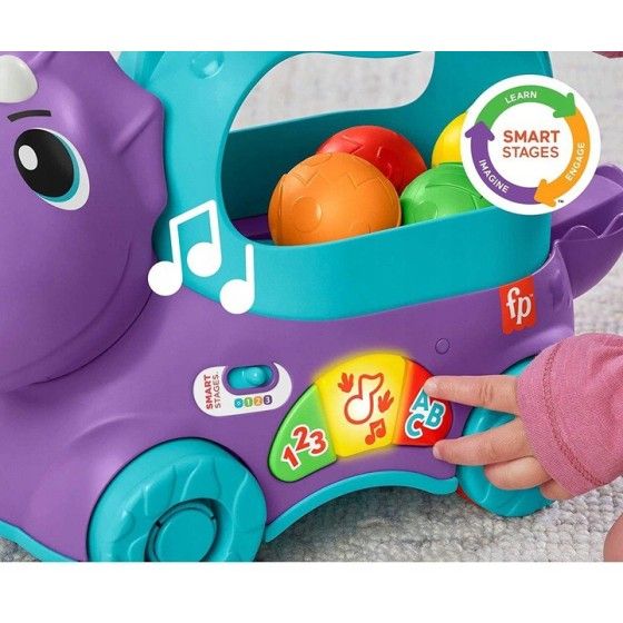 Fisher Price Dinuś rebotar bolas j.pol HNR51 -