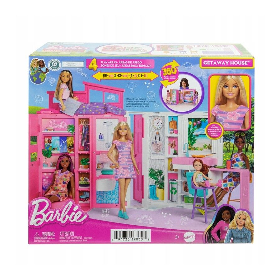 Barbie Útulná chata + bábika HRJ77 - 0194735178308