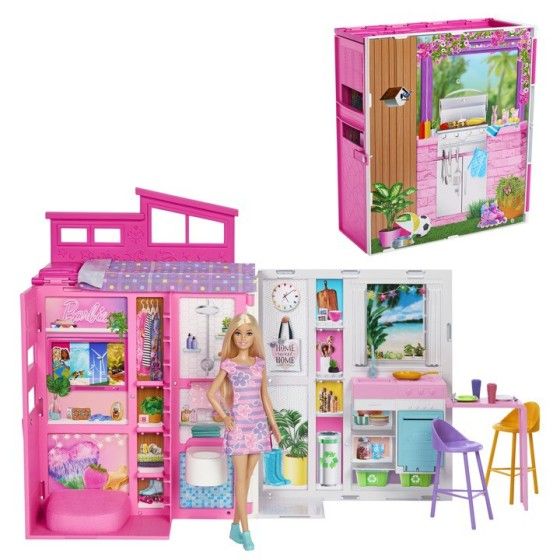 Barbie Cozy Cottage + Doll HRJ77 - 0194735178308