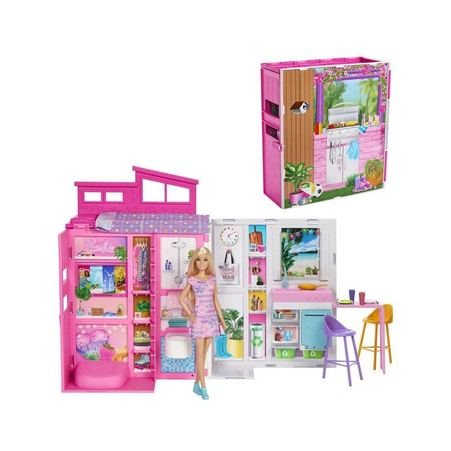 Barbie Cozy Cottage + Doll HRJ77 - 0194735178308