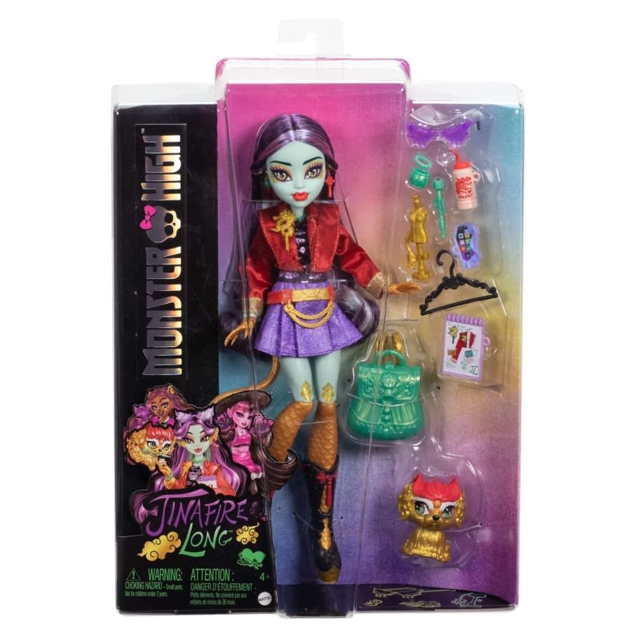 Monster High Jinafire Long Doll Hyv58 - 0194735256310
