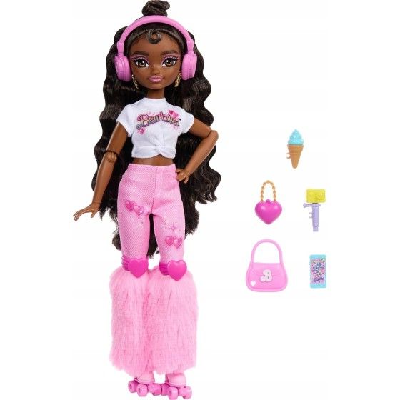 Barbie DreamBesties docka på rullskridskoåkning Brooklyn JFX95 JFX97 -