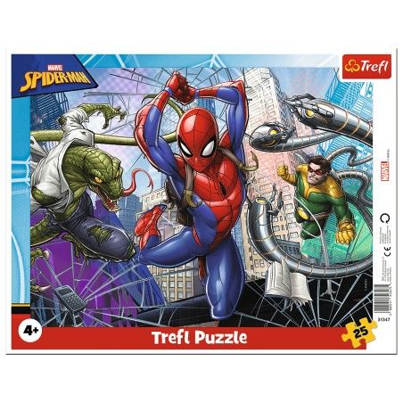 Trefl Puzzle "25 Frame" Brave Spiderman / Disney Marvel Spiderman