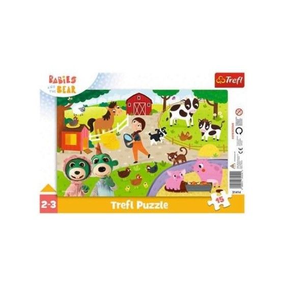 Trefl Puzzle "15 Frame" Chorzy Bobski / Kazstudio SA Babies