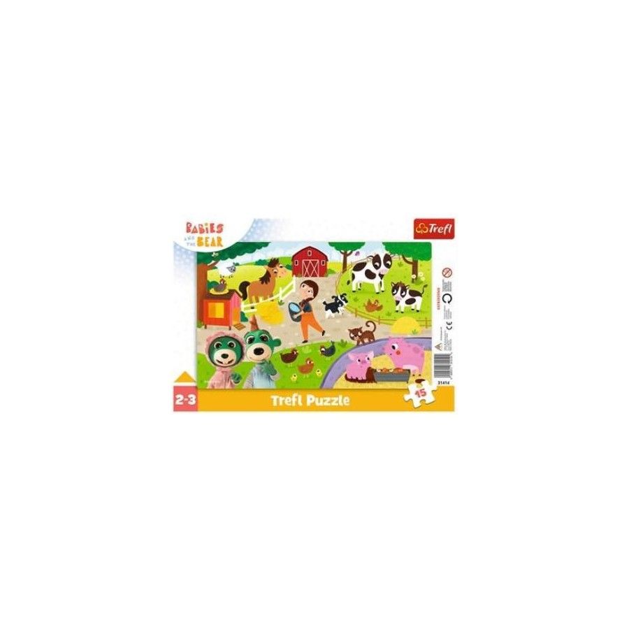 Trefl Puzzle "15 Rahmen" Chorzy Bobski / Kazstudio SA Babys