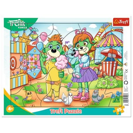 Trefl Puzzle "25 Keret" családi nap / Kazstudio SA A Treflik család