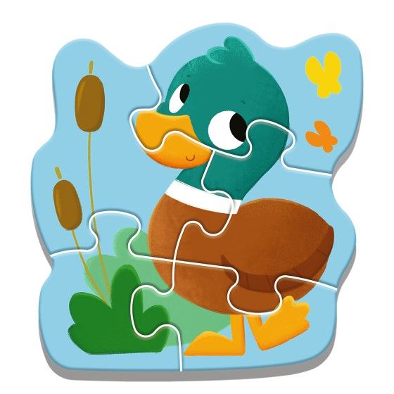 Trefl "Baby Classic" puzzle Bobaskowe ztilek / Kazstudio