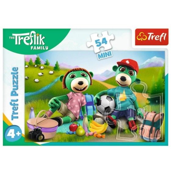 Trefl Міні 54 Ель головоломки. Веселий світ Treflików 4