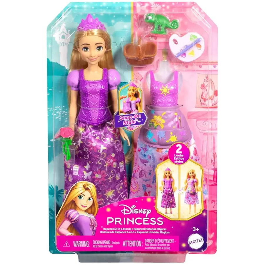Disney Rapunka Doll és AKC.2W1 Set JBG09 - 194735259137