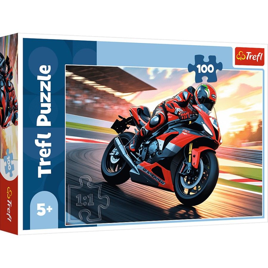 Trefl 100el puzzle. - Fast motorcycle - 5900511164893