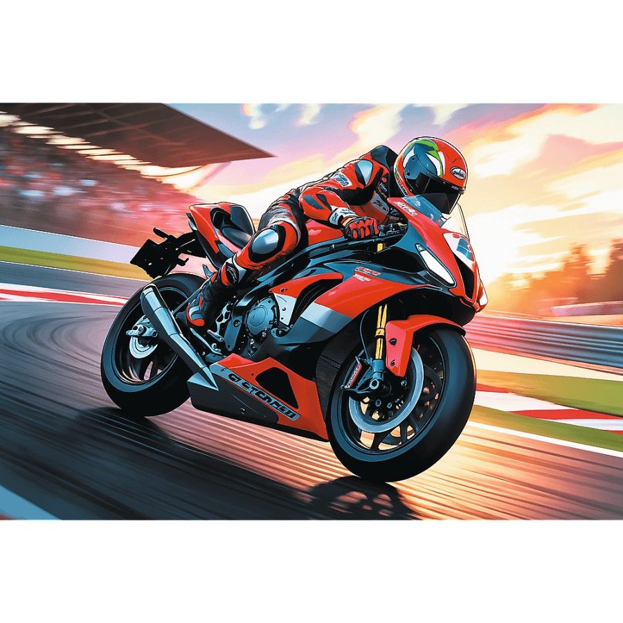 Trefl 100el puzzle. - Motocicletta veloce - 5900511164893
