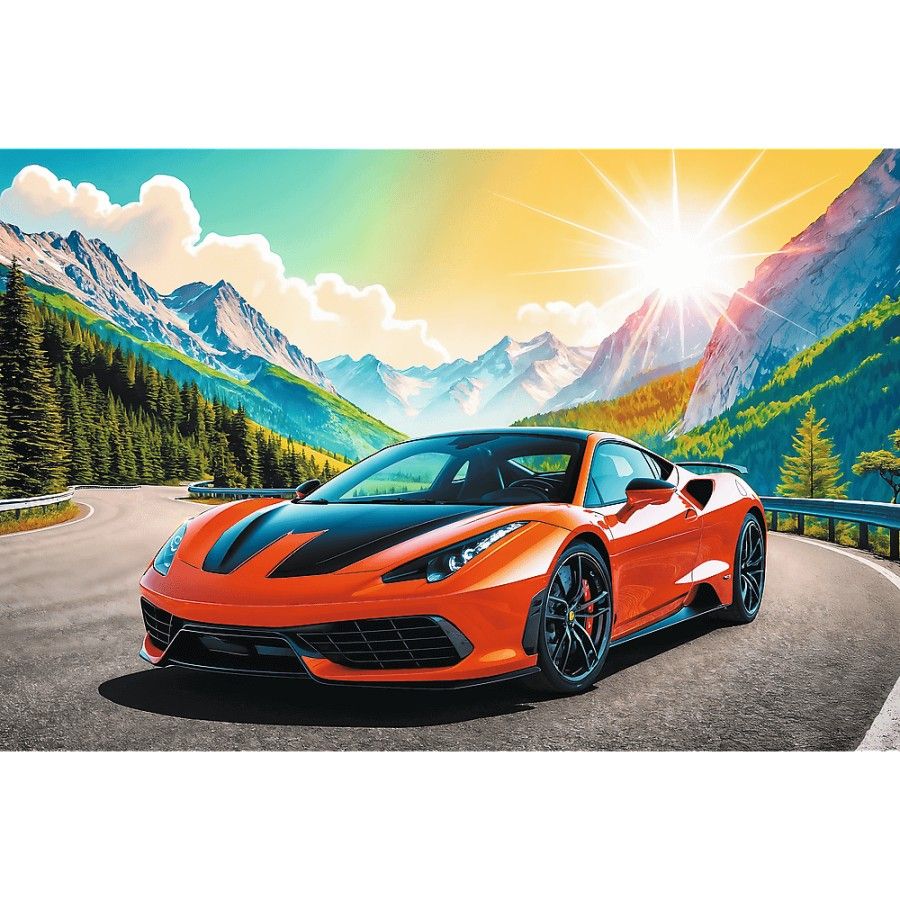 Trefl 100EL Puzzle. - course avec le temps - 5900511164909