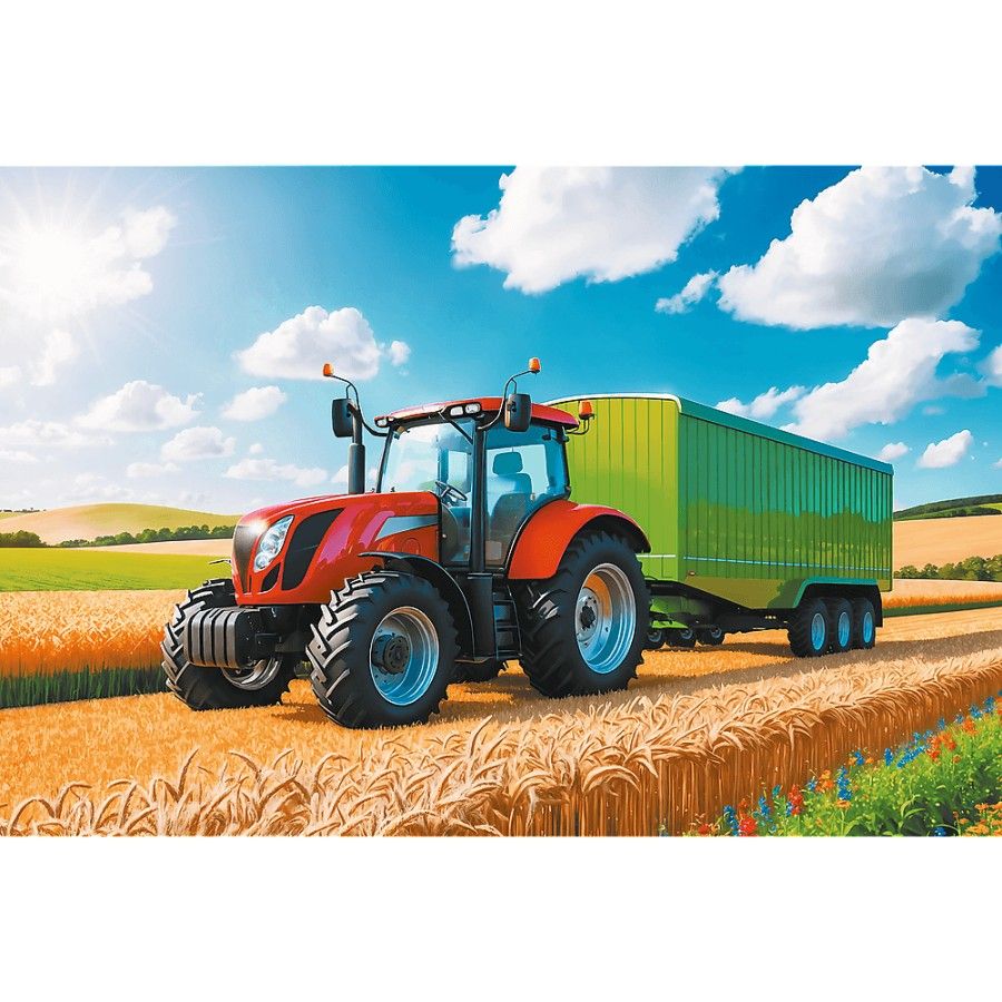 Trefl 100el pussel. - Jordbruk - Traktor - 5900511164947