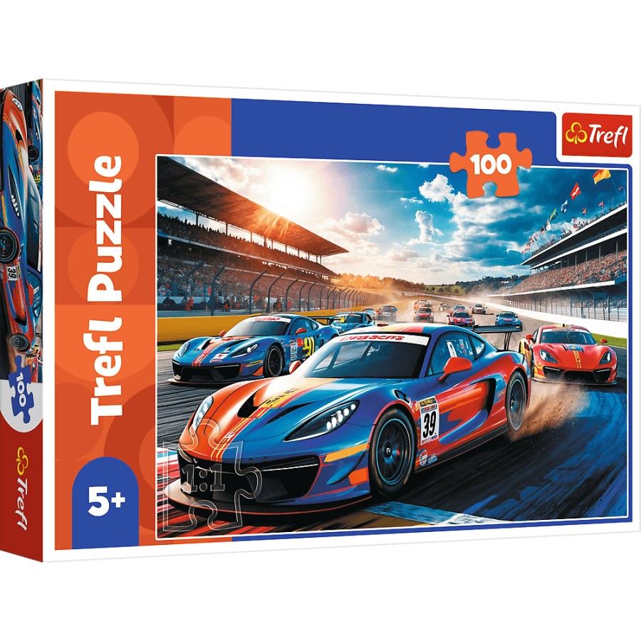 Trefl 100el puzzle. - Fast racing machine - 5900511174038