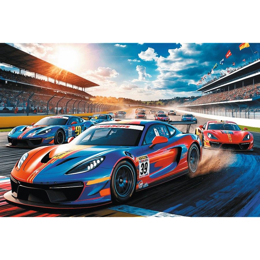 Trefl 100el puzzle. - Gyors versenyzőgép - 5900511174038
