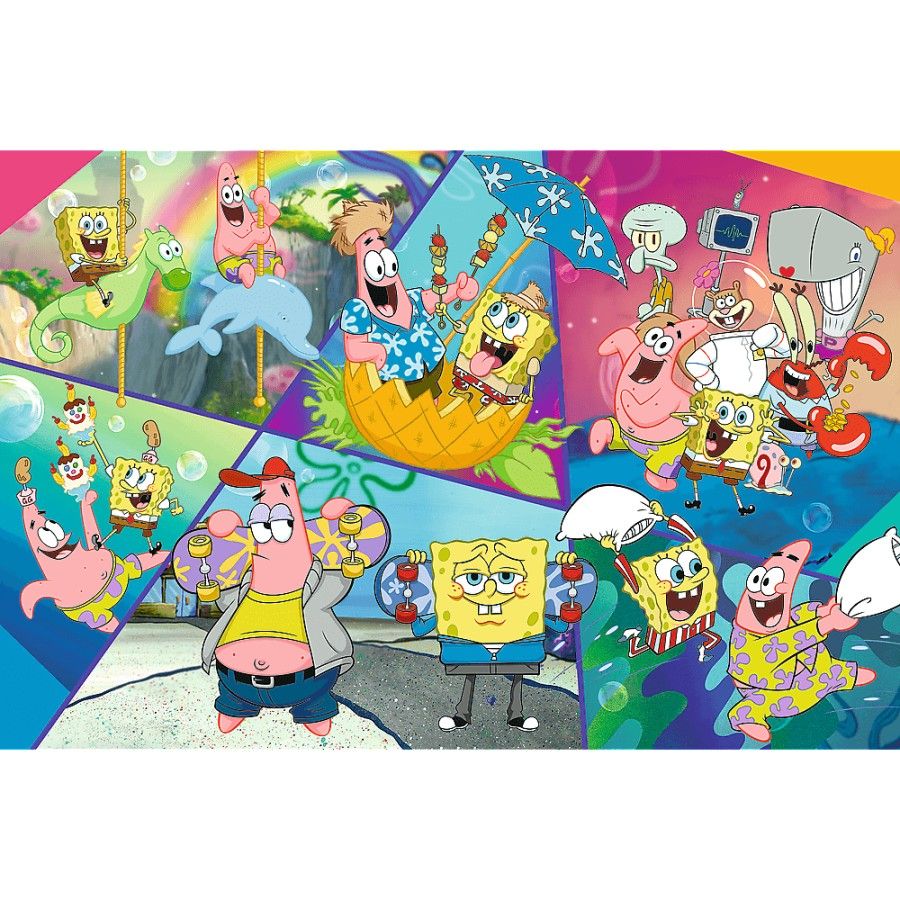 Trefl 300el puzzle. - SpongeBob in Bikini Valley - 5900511230383