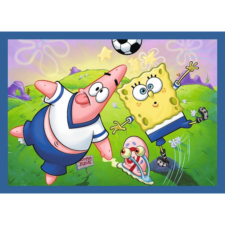 Trefl 4in1 Puzzle - Sous-marine Spongeboba - 5900511346749