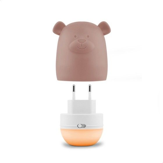 Zaz Benny noční lampa pro děti kontaktovat hnědou -