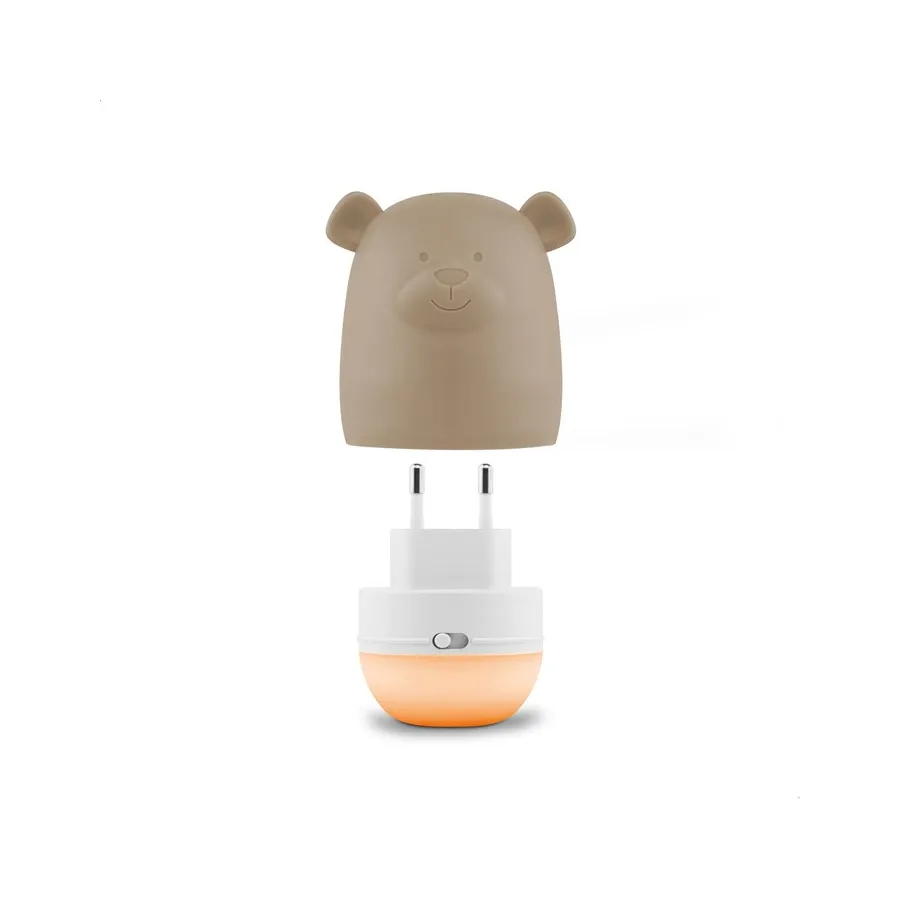 Zaz Benny night lampa pre deti kontaktovať Taupe -