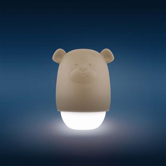 ZAZ Benny Night Lamp for Children to contact TAUPE -