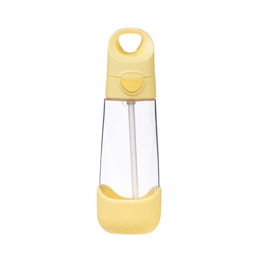 B.box Láhev s vodou tritanow s slámou 600ml citronový twist -
