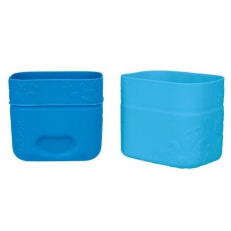 B.box Siliconen snackcontainers 2 stuks. Oceaan