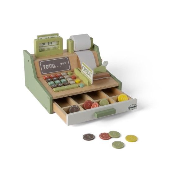 Dantoy Holzkasse mit Zubehör - 5701217047707