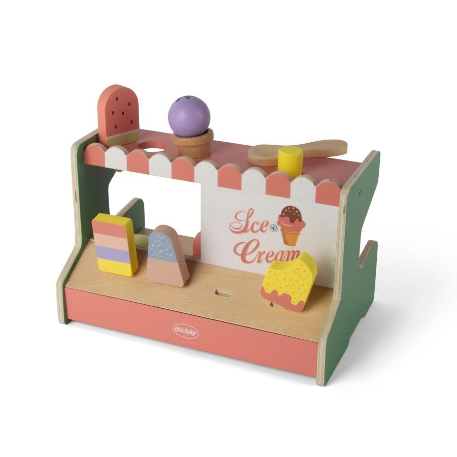 Magasin de crème glacée de bois Dantoy avec boutique de crème glacée - 5701217047745