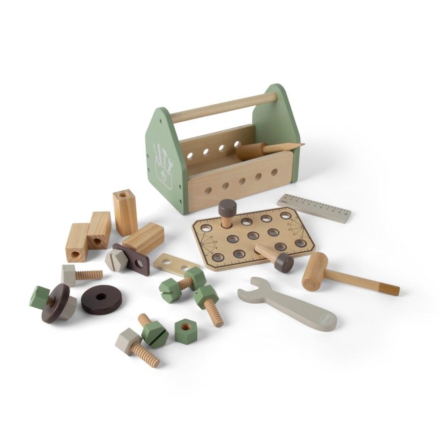 Scatola di legno Dantoy con strumenti 26 parti -